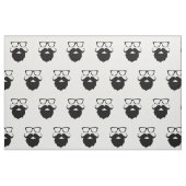 十分に成長したおもしろいなひげの人 ファブリック (ファットクウォーター)