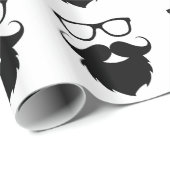 十分に成長したおもしろいなひげの人 ラッピングペーパー (ロールコーナー)