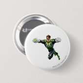 十分に描写される緑のランタン-先に見ます 缶バッジ (正面&裏面)