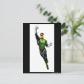 十分に描写される緑のランタン-飛びます ポストカード (スタンド正面)