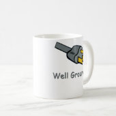 十分に根拠のあるマグ コーヒーマグカップ (正面右)