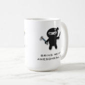 十分に武装しているAwesomesauce コーヒーマグカップ (正面右)