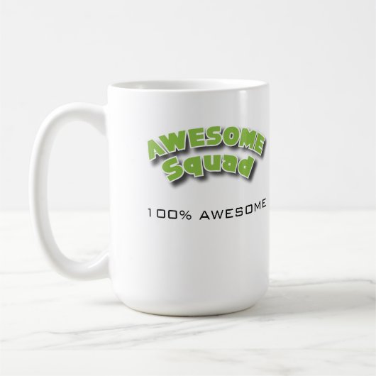 十分に武装しているAwesomesauce コーヒーマグカップ (左)