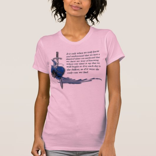 十分に毎日住んで下さい Tシャツ (正面)