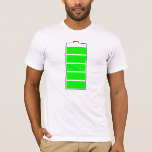 十分に満たされた電池のティー Tシャツ