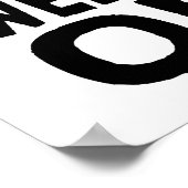 十分に訓練されたウェスティー所有者 ポスター (角)