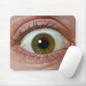 十分に開いた目 マウスパッド (マウス)