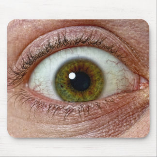 十分に開いた目 マウスパッド