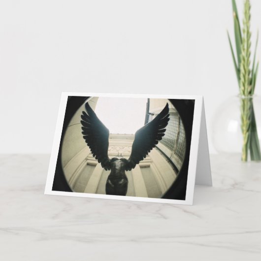 十分に開いた翼を使って… カード (正面)