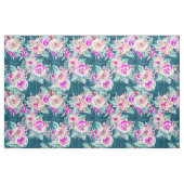 十分にBohoのシックで暗い花の水彩画のプリントで ファブリック (ヤード)