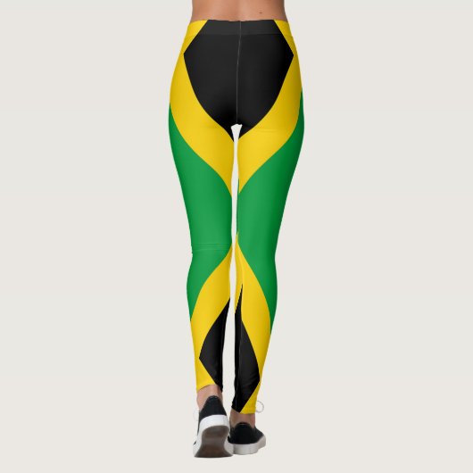 十分のジャマイカの旗 レギンス (裏面)