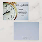 十分の時間! (配達、急使またはメッセンジャー) ~ 名刺 (正面/裏面)