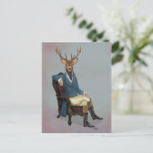 十分の顕著なシカ3 ポストカード (スタンド正面)