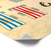 十分もしに幸運だ|スクリプトビーチ引用文 ポスター (角)