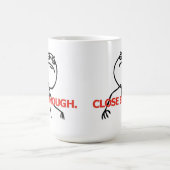 十分を閉めて下さい コーヒーマグカップ (中央)