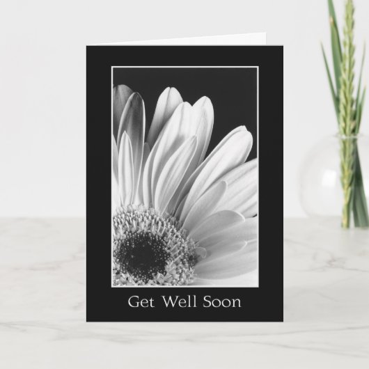 十分ガーベラのデイジーの挨拶状を得て下さい カード (正面)