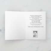 十分ガーベラのデイジーの挨拶状を得て下さい カード (内部)