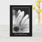 十分ガーベラのデイジーの挨拶状を得て下さい カード (黄色い花)