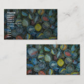 十分使用された大理石 名刺 (正面/裏面)