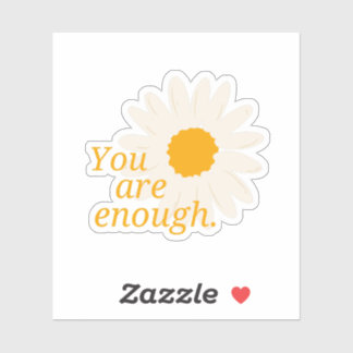 十分前向きだ – 感動的引用文 シール