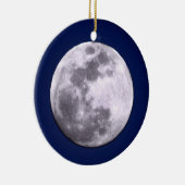 十分及び三日月形の月のオーナメント セラミックオーナメント (右)