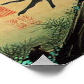 十四南天雄鶏図、若冲レッドナッツ及びオンドスター、若冲 ポスター (角)