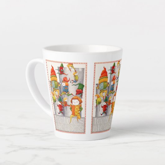 十大家が大盛りのラテマグ カフェラテマグ (左アングル)