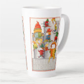 十大家は高くて大きなラテマグ カフェラテマグ (右アングル)