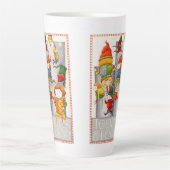 十大家は高くて大きなラテマグ カフェラテマグ (正面)