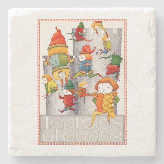 十大理石のコースターを舞う大理石のコースター ストーンコースター (正面)