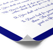 十婚姻の準則 ポスター (角)