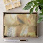 十字および聖書の引用文-キリスト教 薄葉紙 (ギフト)