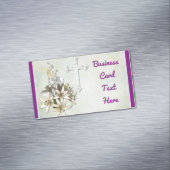 十字および花 マグネット名刺 (インサイチュ)