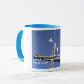 十字および鳩 マグカップ (正面左)