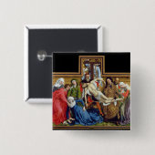 十字からの降下、c.1435 缶バッジ (正面&裏面)