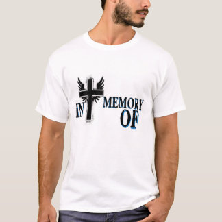 十字が付いているTシャツを記念して人 Tシャツ