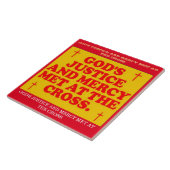 十字で会う神の正義および慈悲 タイル (側面)