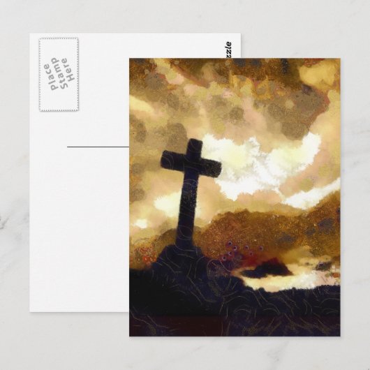 十字と空 ポストカード (正面/裏面)