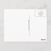 十字によってステッチされる虹のハート ポストカード (裏面)