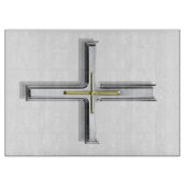 十字のまな板 カッティングボード (正面)