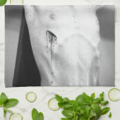 十字のイエス・キリスト キッチンタオル (折り畳み)