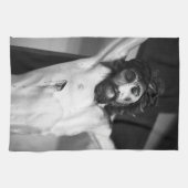 十字のイエス・キリスト キッチンタオル (横)