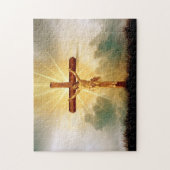 十字のイエス・キリスト ジグソーパズル (縦)