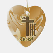 十字のオーナメントのため セラミックオーナメント (右)