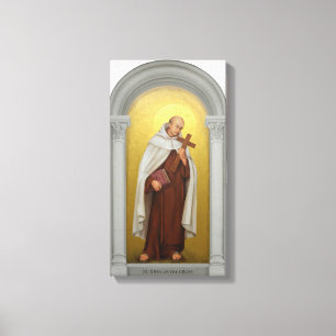 十字のカトリック教のCarmeliteの聖ヨハネ キャンバスプリント