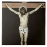 十字のキリスト、c.1630 タイル<br><div class="desc">イメージのコレクション数:  十字のXJL44945キリスト、c.1630 (キャンバスの油)。 ベラスケスのキャンバスのディエゴロドリゲスde Silva y (1599-1660年の)油。 Prado、マドリード、スペイン。  第17</div>