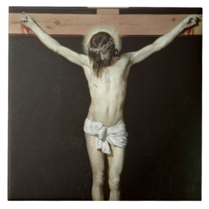 十字のキリスト、c.1630 タイル