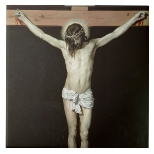 十字のキリスト、c.1630 タイル (正面)