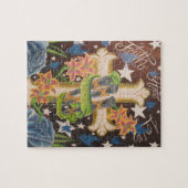 十字のコレクターのpuzzel ジグソーパズル (横)