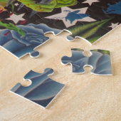 十字のコレクターのpuzzel ジグソーパズル (側面)
